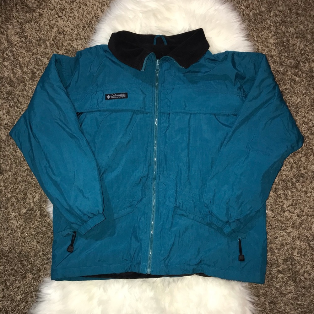 Vintage Columbia 80’s teal ski jacket